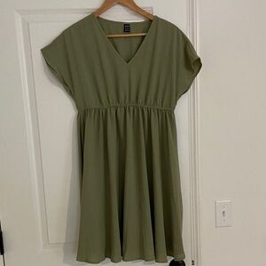 Olive Green Maternity Dress